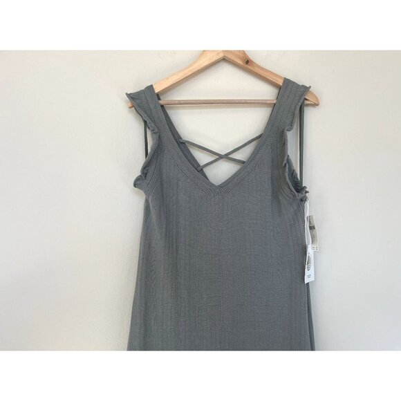 NWT Daily Practice x Anthropologie Ribbed Sweater Midi Dress XL - Picture 11 of 16
